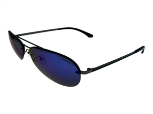 stainless steel sunglass with Nylon flash lenses