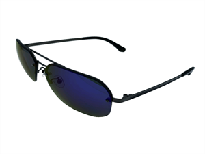 stainless steel sunglass with Nylon flash lenses